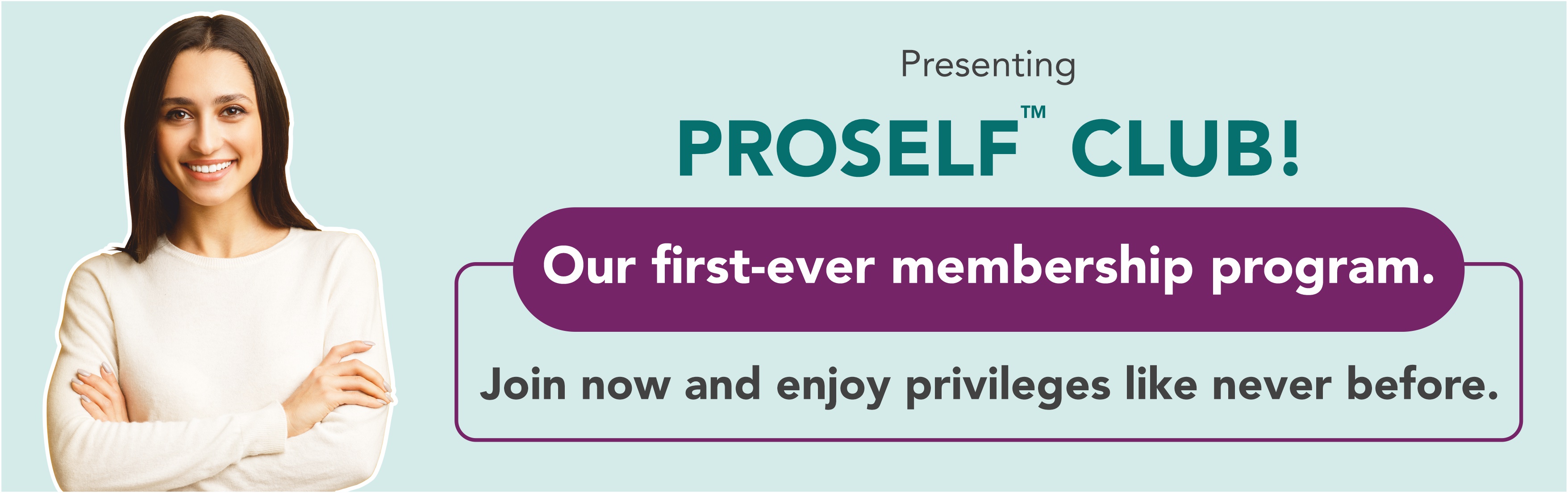 proself club membership intro banner